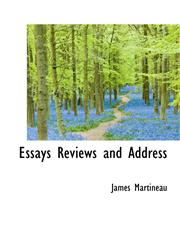Essays Reviews and Address,1116091321,9781116091328