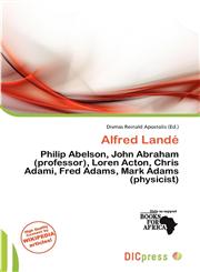 Alfred Landé,6137723097,9786137723098