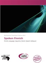 Spoken Finnish,6138650972,9786138650973