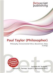 Paul Taylor (Philosopher),613488989X,9786134889896