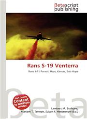 Rans S-19 Venterra,6134812307,9786134812306