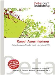 Raoul Auernheimer,6134841633,9786134841634