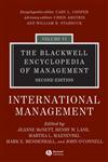 The Blackwell Encyclopedia of Management International Management 2nd Edition,0631234934,9780631234937