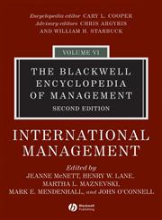 The Blackwell Encyclopedia of Management International Management 2nd Edition,0631234934,9780631234937