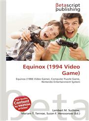 Equinox (1994 Video Game),6134450294,9786134450294