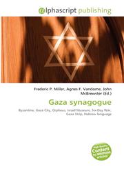 Gaza synagogue,6134236063,9786134236065