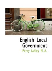 English Local Government,1115506846,9781115506847