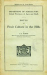 Notes on Fruit Culture in the Hills