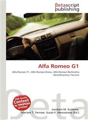 Alfa Romeo G1,6134728381,9786134728386