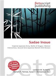 Sadae Inoue,6130439911,9786130439910