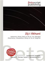 Zij-i Ilkhani,6130522967,9786130522964