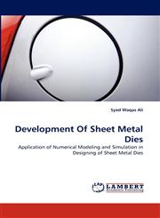 Development Of Sheet Metal Dies,3844308946,9783844308945
