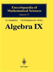 Algebra IX Finite Groups of Lie Type Finite-Dimensional Division Algebras,3540570381,9783540570387