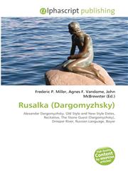 Rusalka (Dargomyzhsky),6134168378,9786134168373