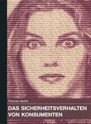 Das Sicherheitsverhalten von Konsumenten,3790804916,9783790804911