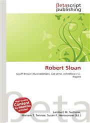 Robert Sloan,6135128965,9786135128963