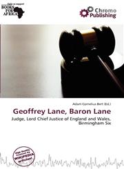 Geoffrey Lane, Baron Lane,6137160750,9786137160756