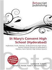 St Mary's Convent High School (Hyderabad),6131183325,9786131183324