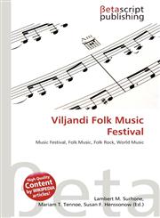 Viljandi Folk Music Festival,6134759996,9786134759991