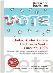 United States Senate Election in South Carolina, 1998,6135154001,9786135154009