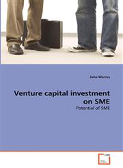 Venture capital investment on SME,3639324803,9783639324808