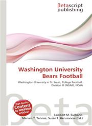 Washington University Bears Football,6134476226,9786134476225