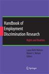 Handbook of Employment Discrimination Research Rights and Realities,0387094660,9780387094663