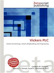 Vickers PLC,6133433809,9786133433809