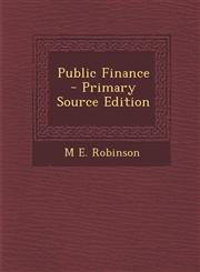 Public Finance - Primary Source Edition,1287975577,9781287975571