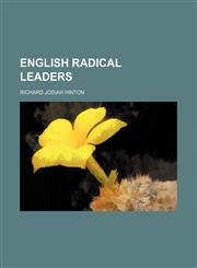 English Radical Leaders,1150440236,9781150440236