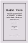 Ideen zu einer Reinen Phänomenologie und Phänomenologischen Philosophie Phänomenologische Untersuchungen zur Konstitution,9024702186,9789024702183