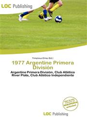 1977 Argentine Primera División,6135766902,9786135766905