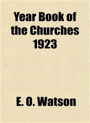 Year Book of the Churches 1923,1153222035,9781153222037
