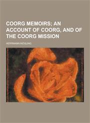 Coorg Memoirs,1230410821,9781230410821