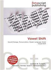 Vowel Shift,6131205353,9786131205354