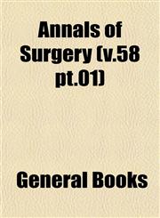 Annals of Surgery (v.58 pt.01),115308659X,9781153086592