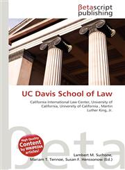 UC Davis School of Law,6135307401,9786135307405