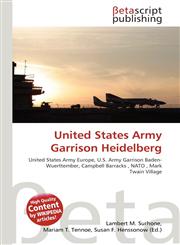 United States Army Garrison Heidelberg,6135356585,9786135356588