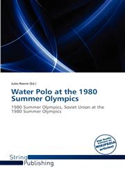 Water Polo at the 1980 Summer Olympics,6137810526,9786137810521