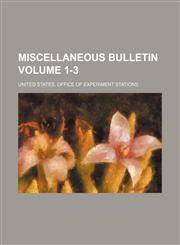 Miscellaneous bulletin Volume 1-3,1151138649,9781151138644