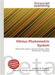 Vilnius Photometric System,6134451282,9786134451284
