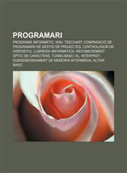 Programari Programa informàtic, Wiki, TeeChart, Comparació de programari de gestió de projectes, Controlador de dispositiu,1232732923,9781232732921