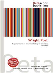 Wright Post,6134740586,9786134740586