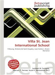 Villa St. Jean International School,6134787787,9786134787789