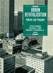 Urban Revitalization Policies and Programs,0803958706,9780803958708