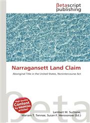 Narragansett Land Claim,6135029894,9786135029895