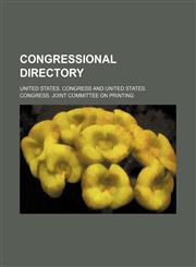 Congressional directory,1231247339,9781231247334