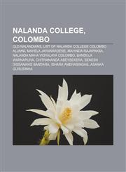 Nalanda College, Colombo Old Nalandians, List of Nalanda College Colombo alumni, Mahela Jayawardene, Mahinda Rajapaksa,1157571964,9781157571964