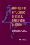 Introductory Applications of Partial Differential Equations With Emphasis on Wave Propagation and Diffusion,0471311235,9780471311232