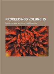 Proceedings Volume 15,1150370912,9781150370915